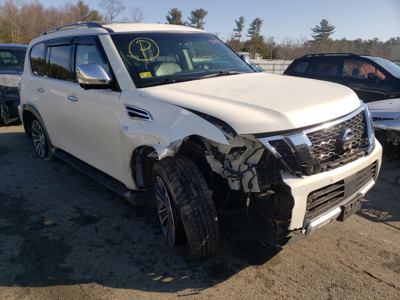 NISSAN ARMADA SV 2017 with VIN JN8AY2NCXH9502201 - Photo from auction