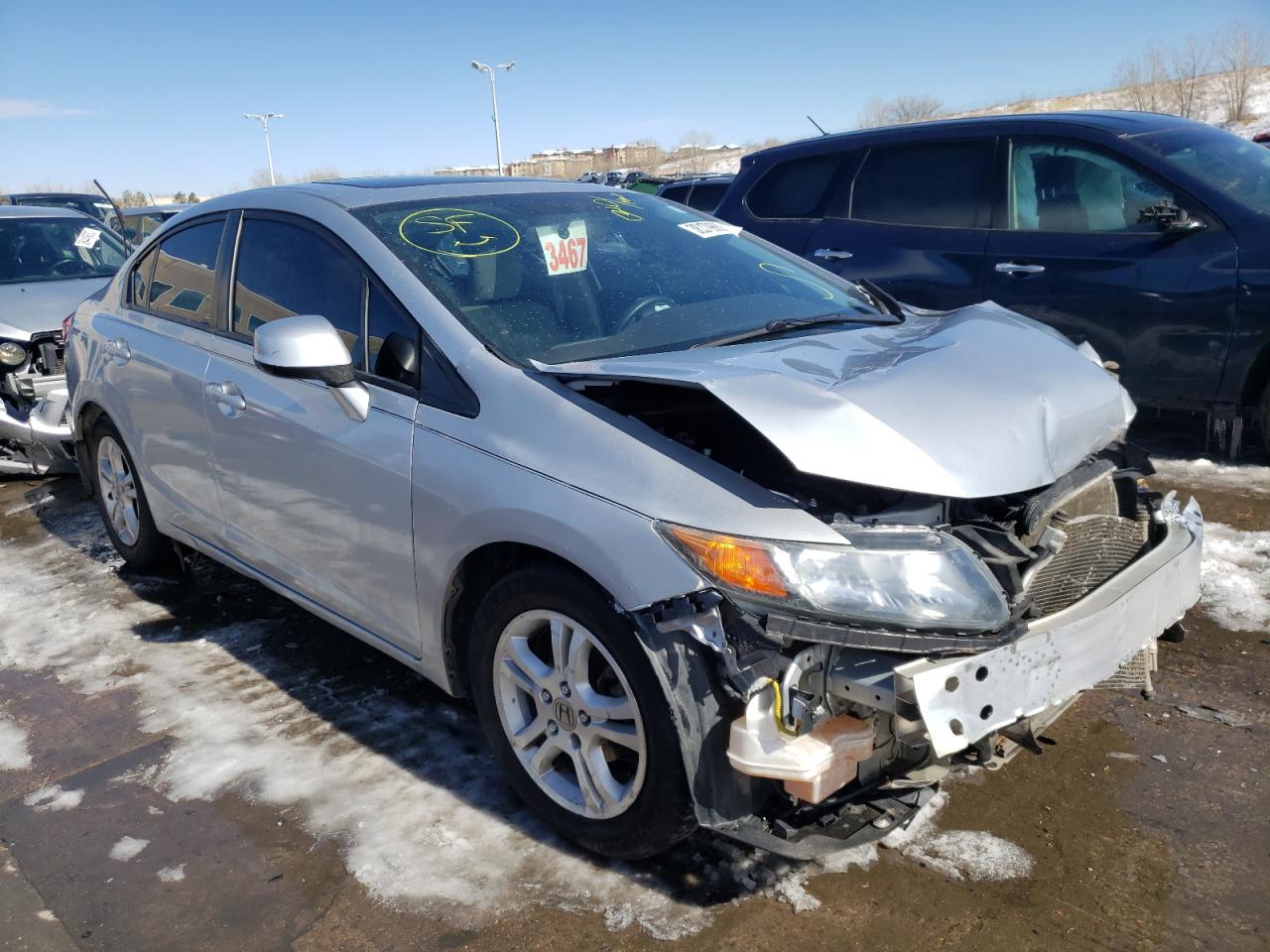 HONDA CIVIC EX 2012 con VIN 2HGFB2F83CH519431 - Foto de la subasta