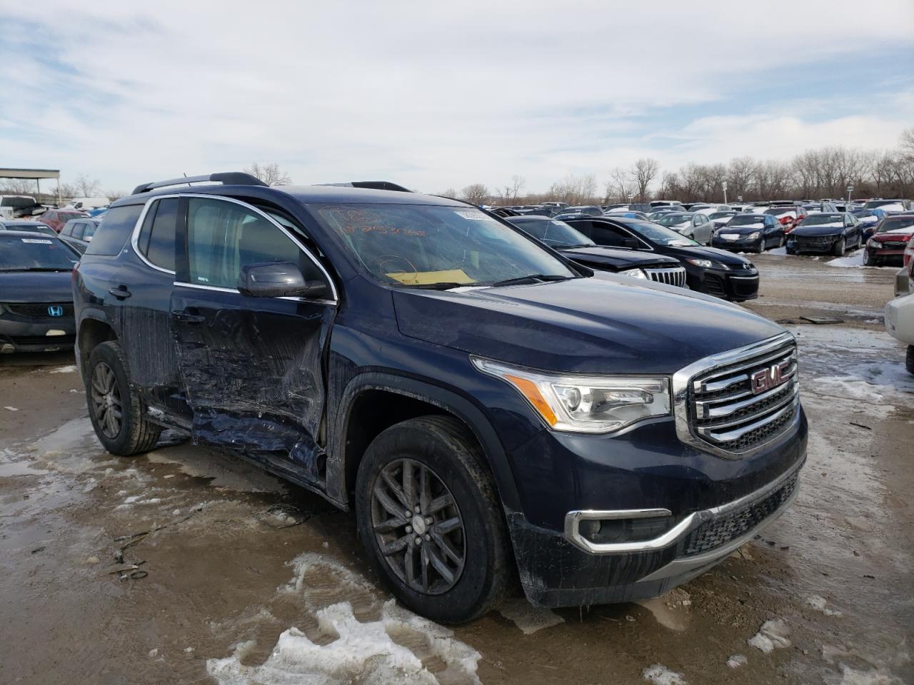 GMC ACADIA SLT 2019 with VIN 1GKKNULS1KZ253068 - Photo from auction