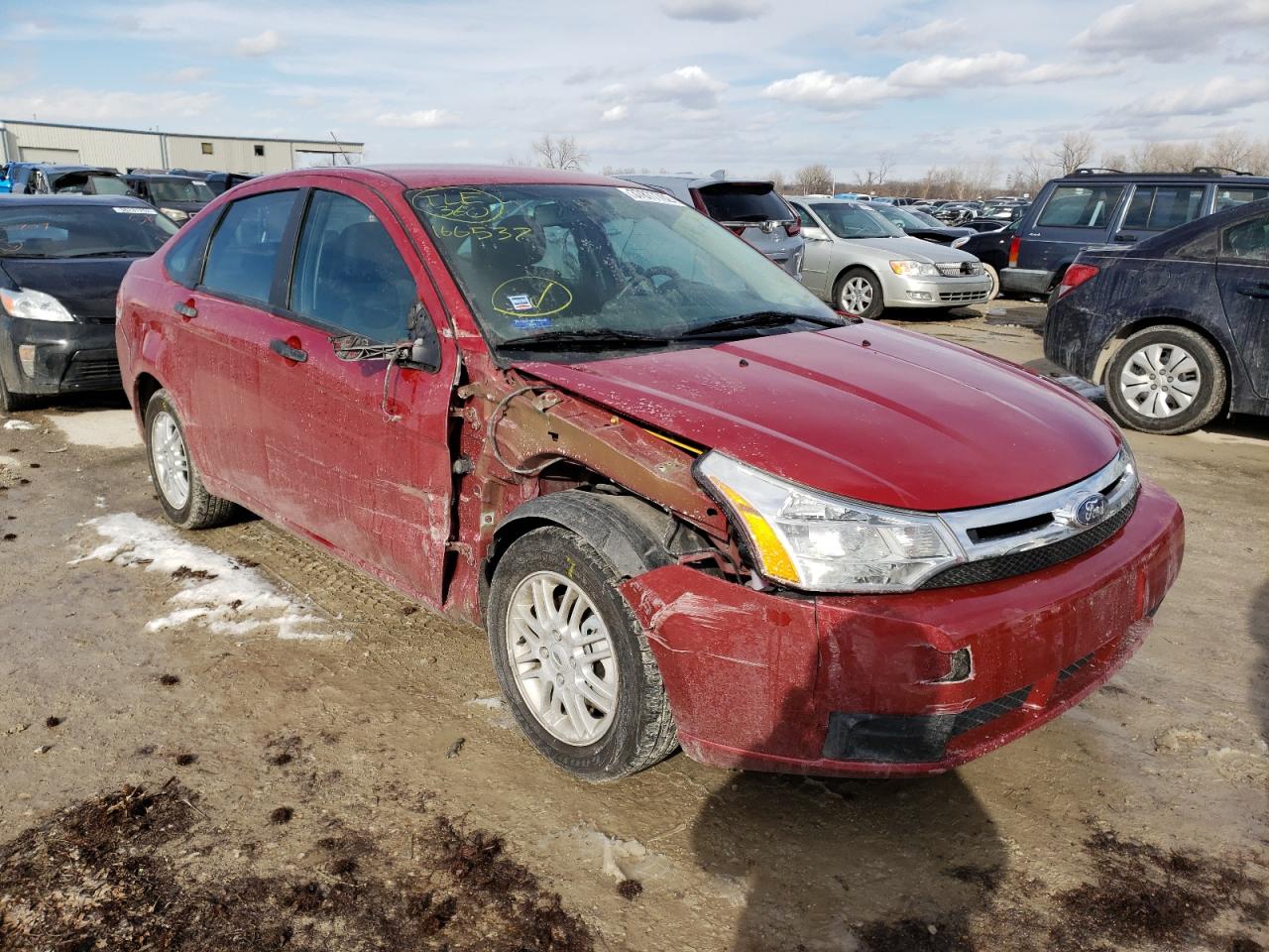 FORD FOCUS SE 2009 with VIN 1FAHP35N99W166537 - Photo from auction