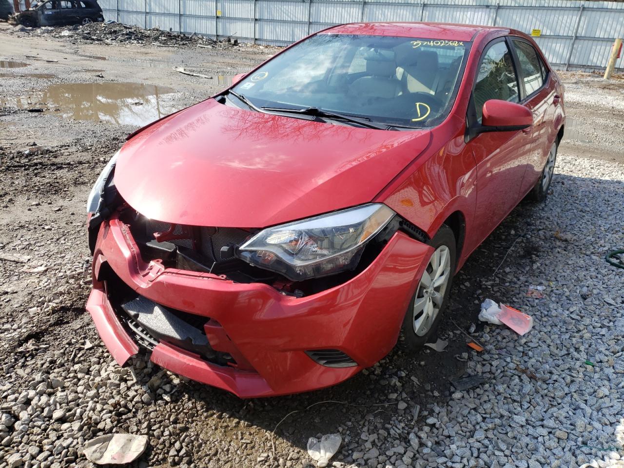 Photo 2 from auction – 2015 TOYOTA COROLLA with VIN 2T1BURHE6FC275243