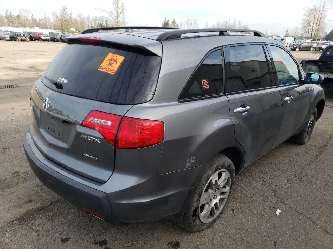 Photo 4 from auction – 2008 ACURA MDX TECHNO with VIN 2HNYD28468H518996