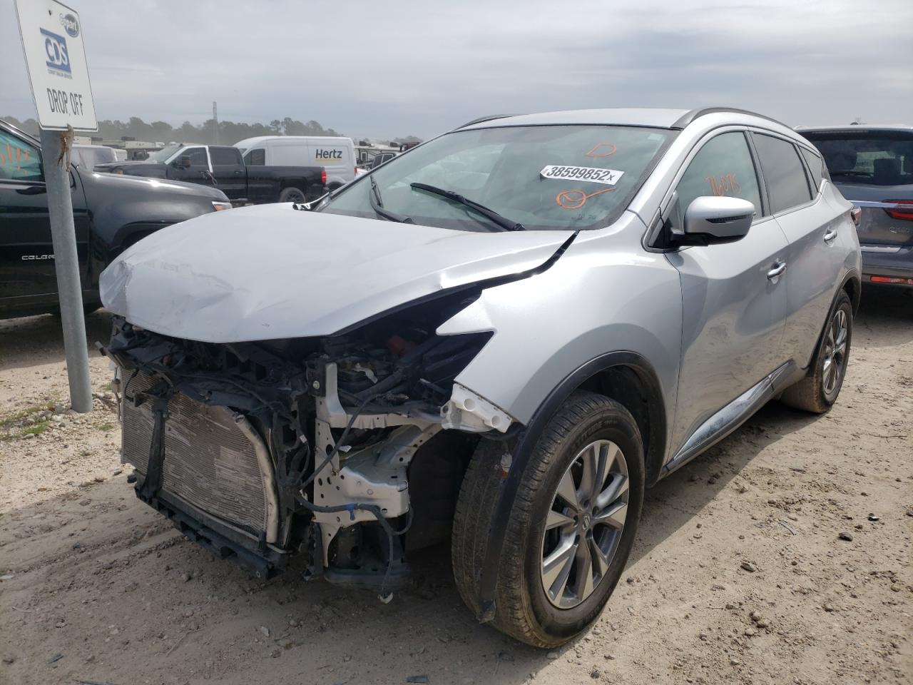 Photo 2 from auction – 2018 NISSAN MURANO S with VIN 5N1AZ2MG2JN152147