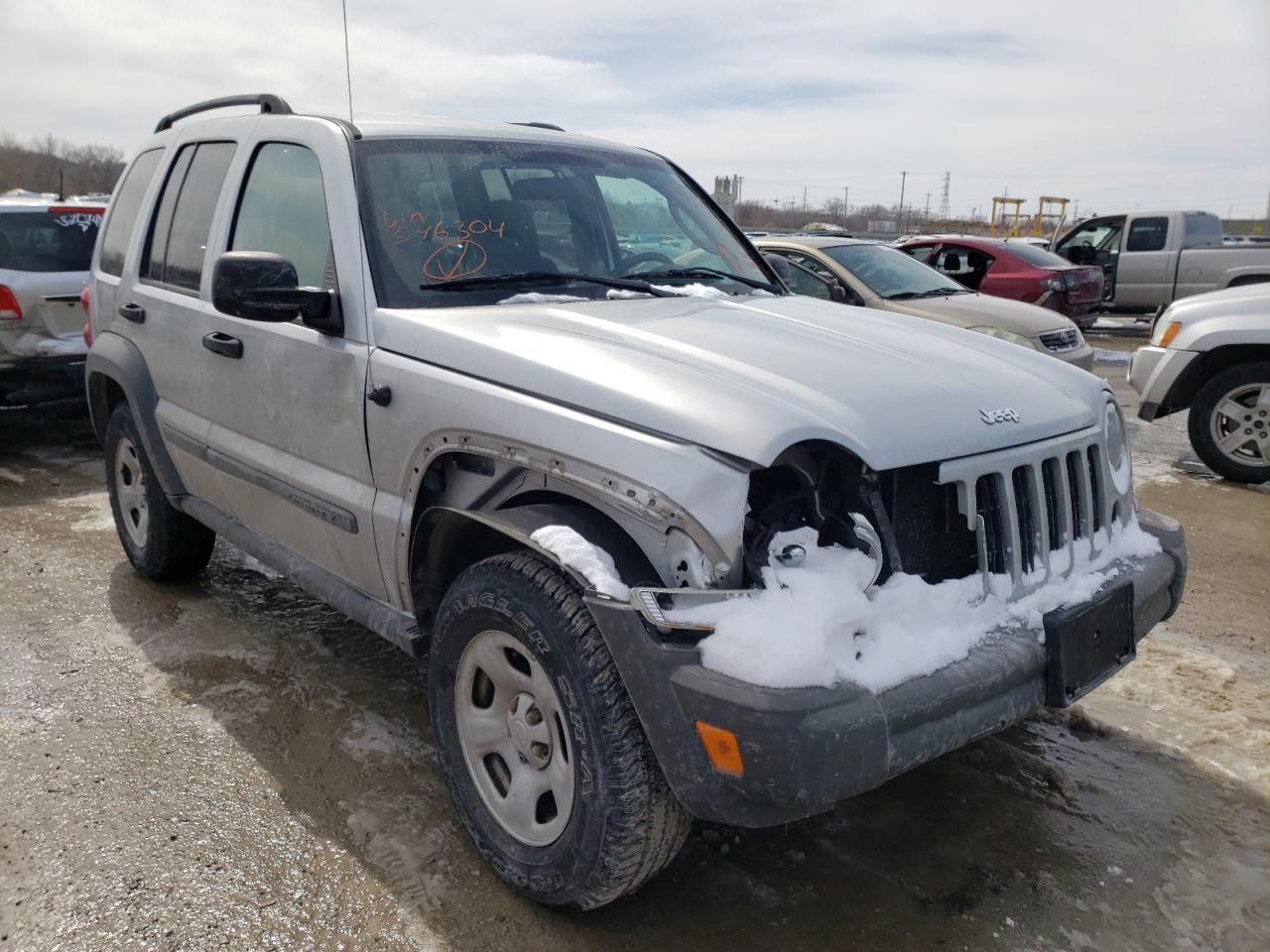 Photo 1 from auction – 2005 JEEP LIBERTY SP with VIN 1J4GL48K65W546304