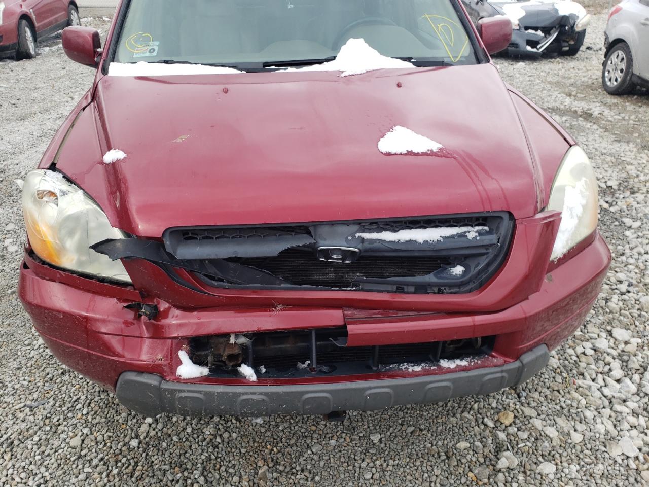 Foto 7 de la subasta – 2005 HONDA PILOT EXL con VIN 5FNYF18555B034872