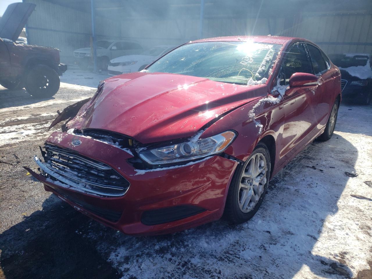 Photo 2 from auction – 2016 FORD FUSION SE with VIN 3FA6P0H73GR290046