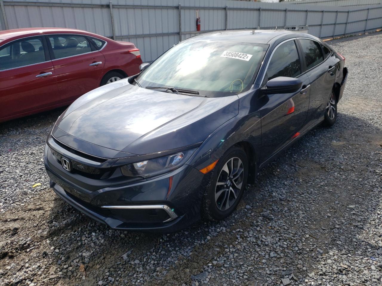 Photo 2 from auction – 2019 HONDA CIVIC LX with VIN 19XFC2F64KE023316