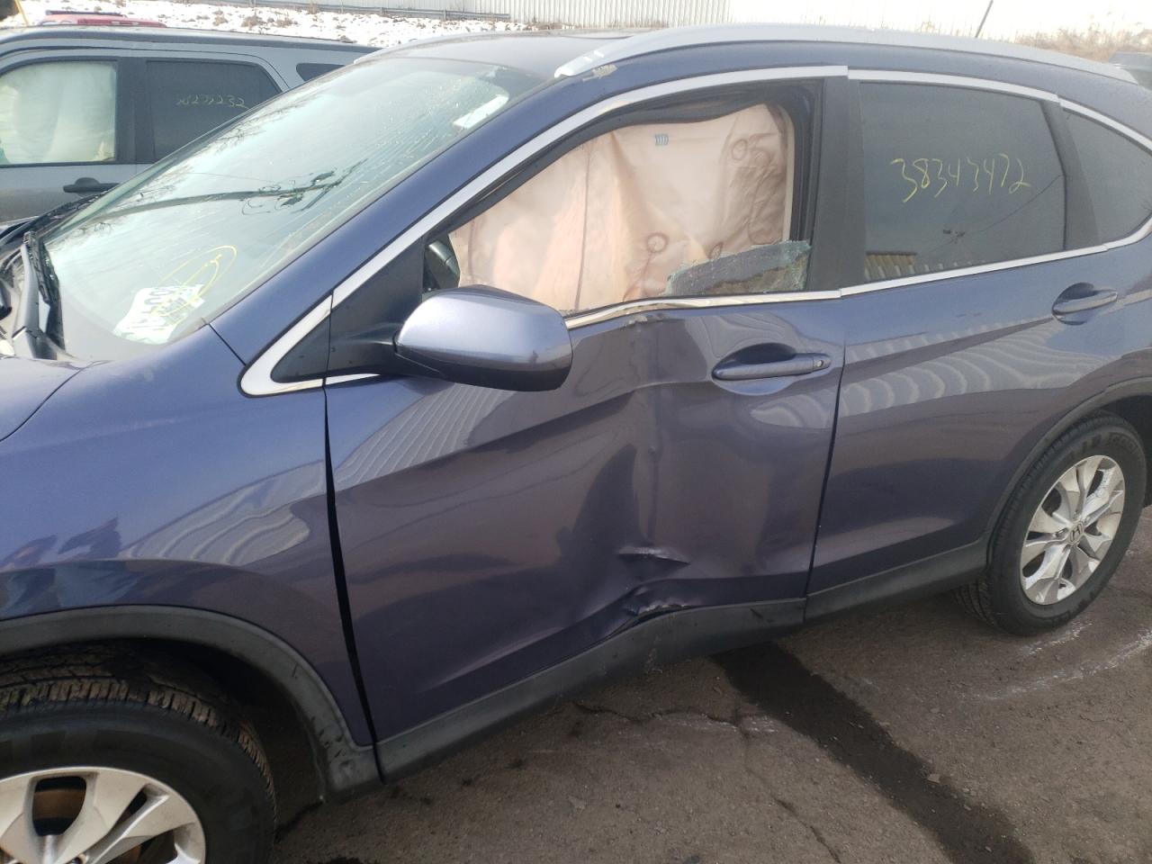 Photo 9 from auction – 2013 HONDA CR-V EXL with VIN 5J6RM4H74DL056980