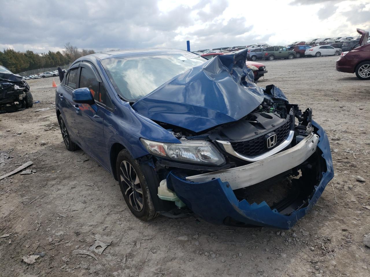 HONDA CIVIC EXL 2013 with VIN 19XFB2F91DE246560 - Photo from auction