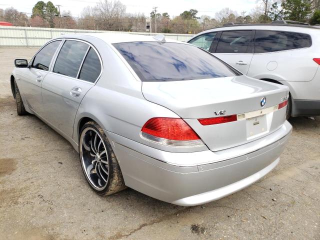 Photo 3 from auction – 2003 BMW 760 LI with VIN WBAGN83473DK10747