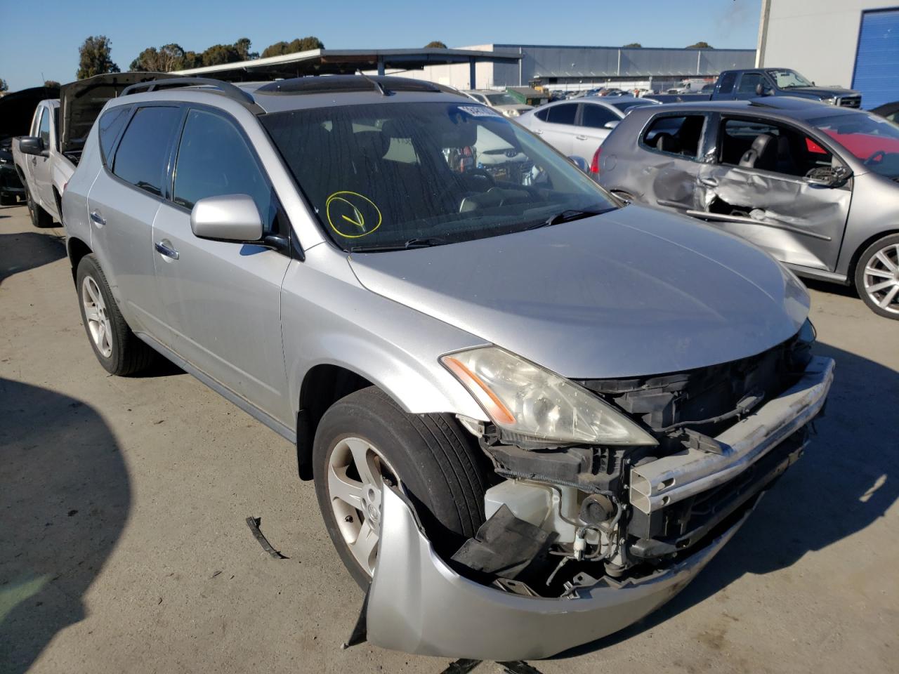 NISSAN MURANO SL 2003 with VIN JN8AZ08W03W232610 - Photo from auction