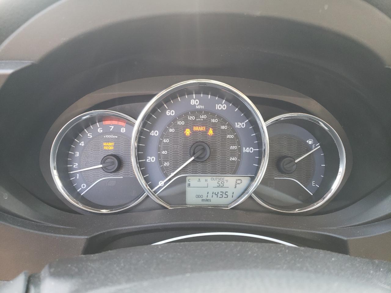 Photo 8 from auction – 2014 TOYOTA COROLLA L with VIN 2T1BURHE2EC162601
