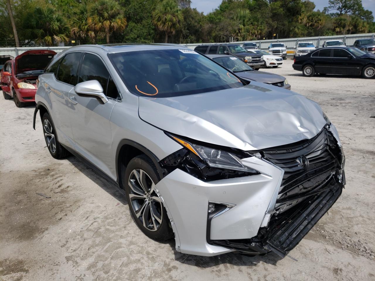 LEXUS RX 350 BAS 2019 with VIN 2T2ZZMCA1KC129748 - Photo from auction