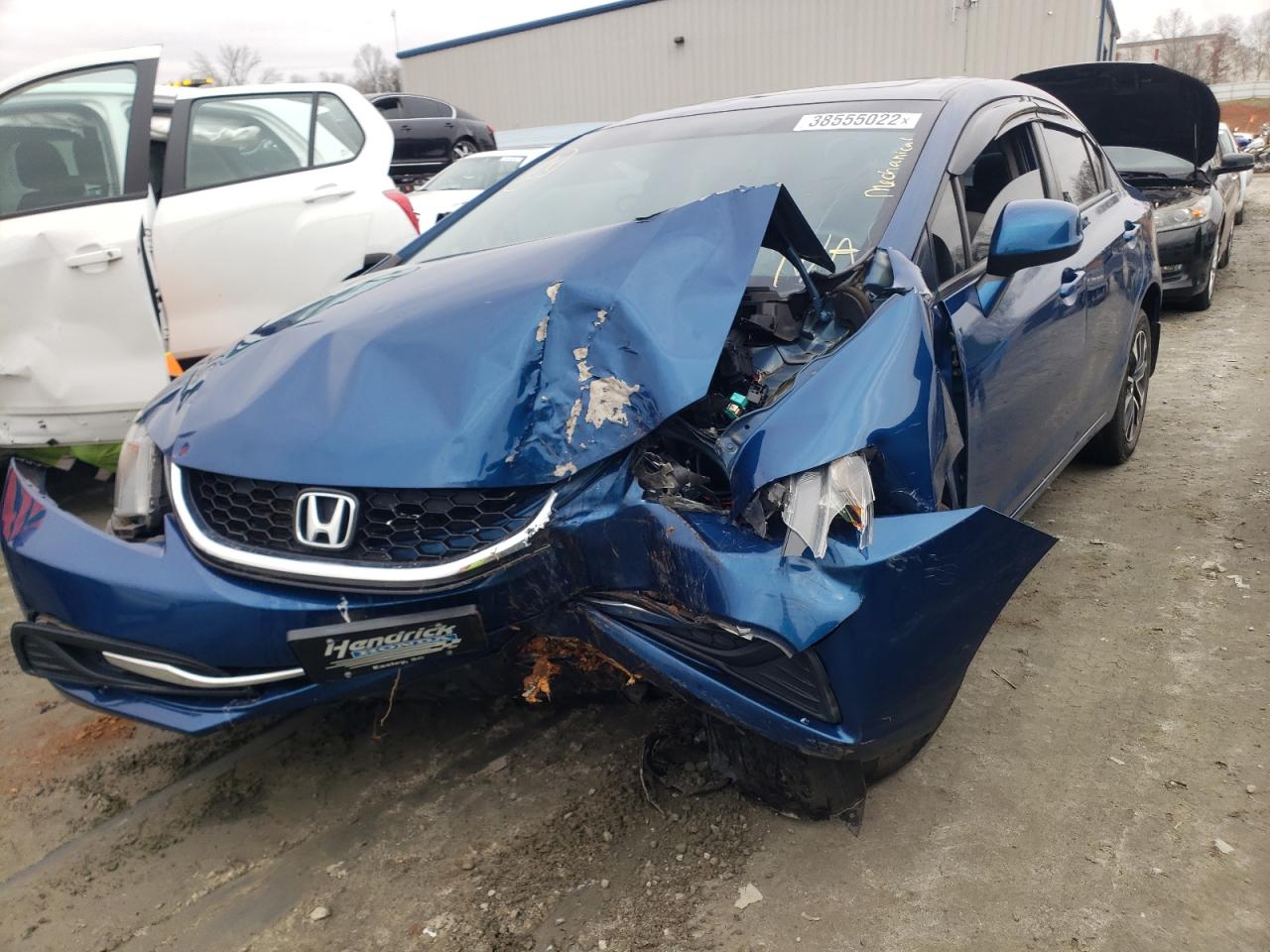 Photo 2 from auction – 2013 HONDA CIVIC EX with VIN 2HGFB2F89DH558901