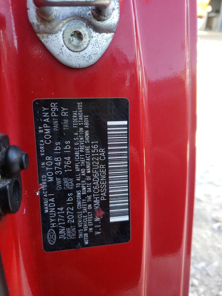 Photo 10 from auction – 2015 HYUNDAI VELOSTER with VIN KMHTC6AD6FU221561