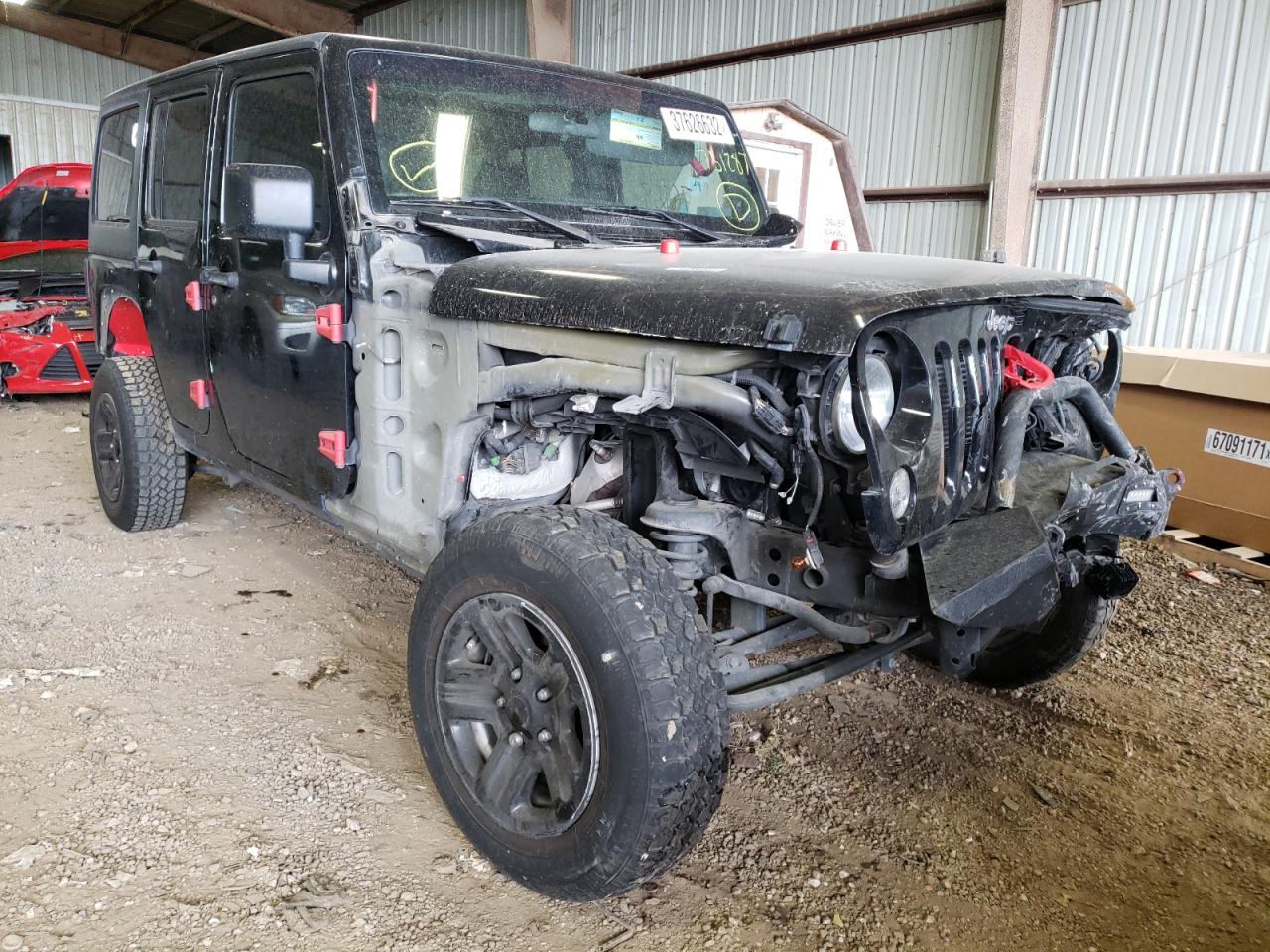 JEEP WRANGLER U 2017 with VIN 1C4BJWDG4HL751287 - Photo from auction