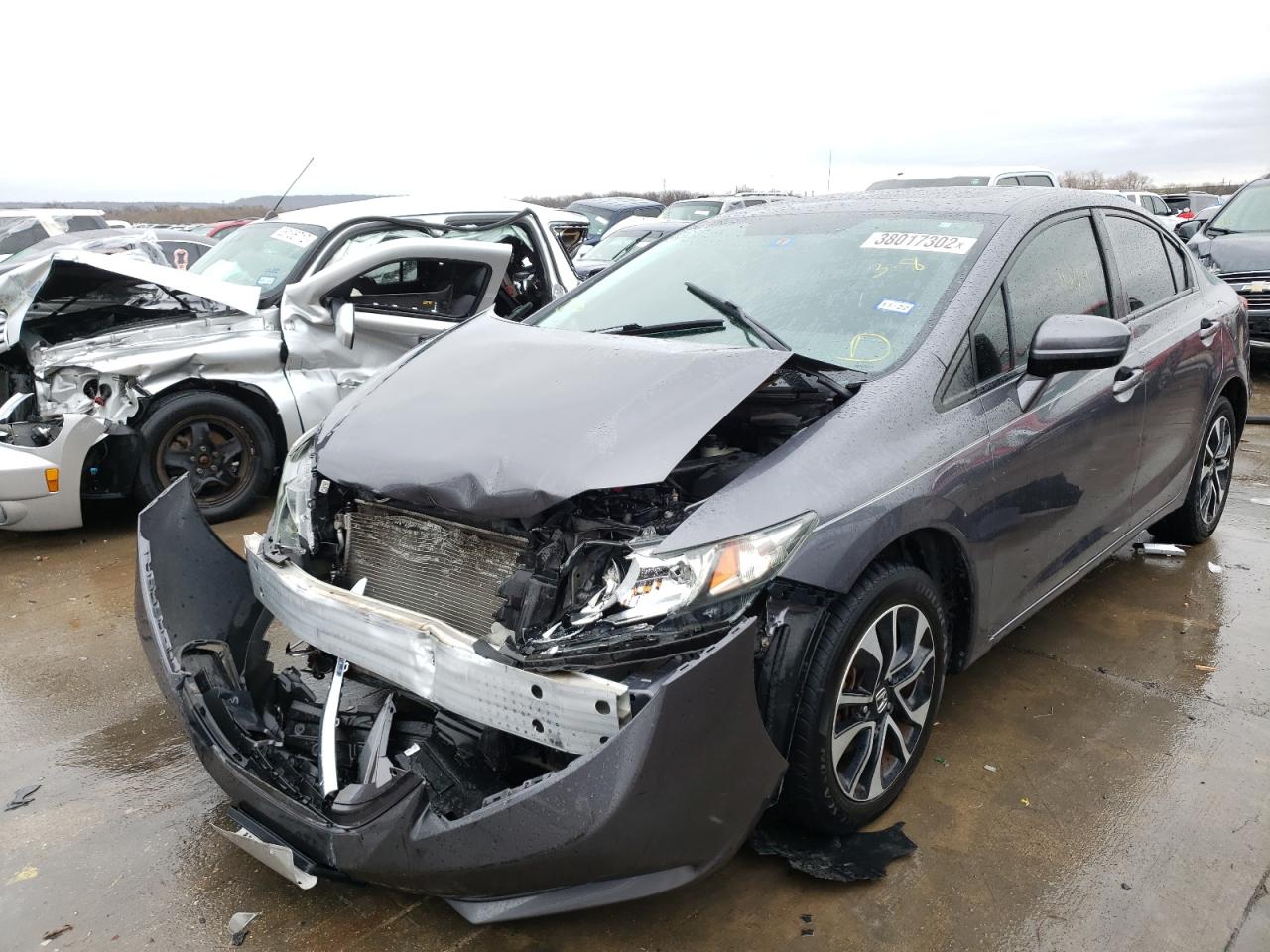 Photo 2 from auction – 2014 HONDA CIVIC EX with VIN 19XFB2F80EE038727