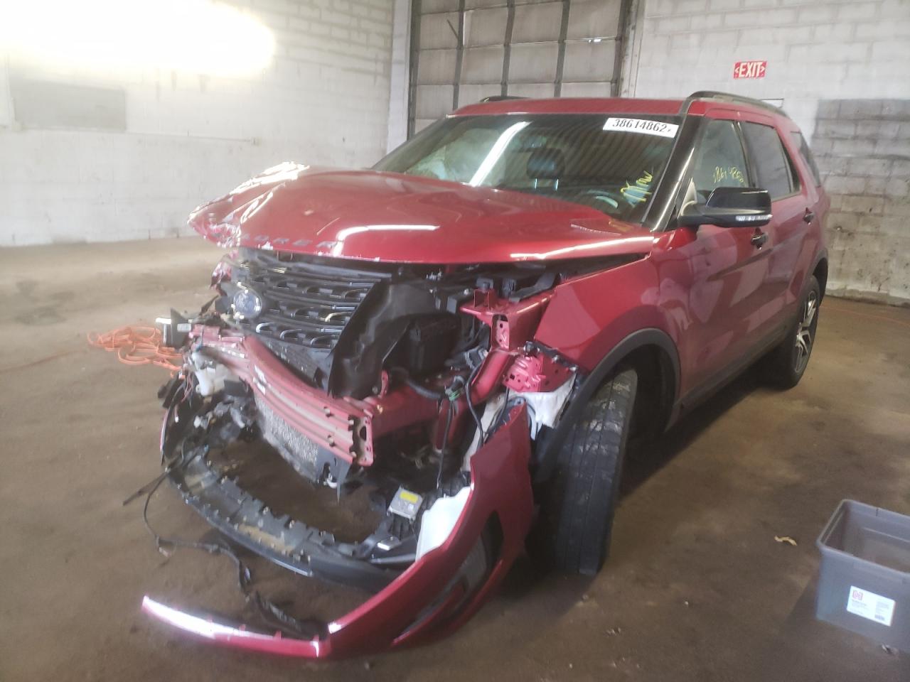 Photo 2 from auction – 2016 FORD EXPLORER with VIN 1FM5K8GT1GGD00660
