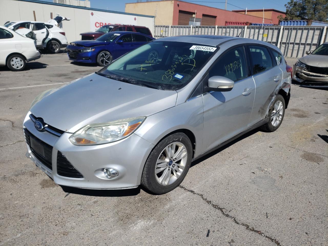 Photo 2 from auction – 2012 FORD FOCUS SEL with VIN 1FAHP3M20CL200719