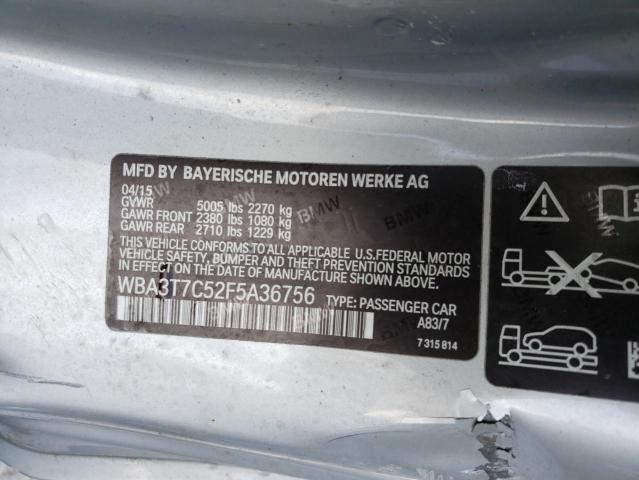 Photo 10 from auction – 2015 BMW 435I with VIN WBA3T7C52F5A36756