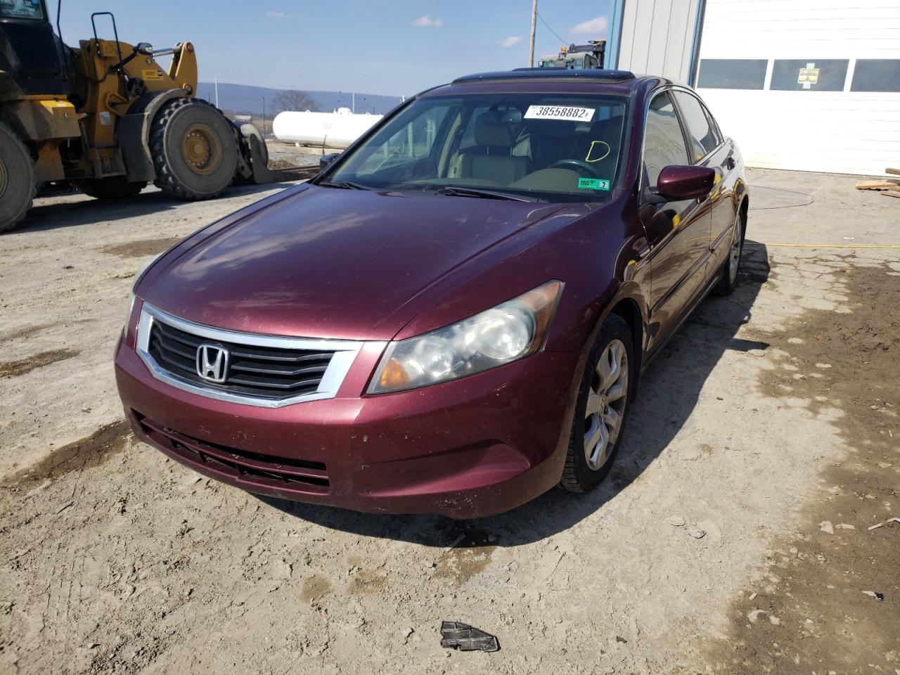 Photo 2 from auction – 2010 HONDA ACCORD EXL with VIN 1HGCP2F80AA021865