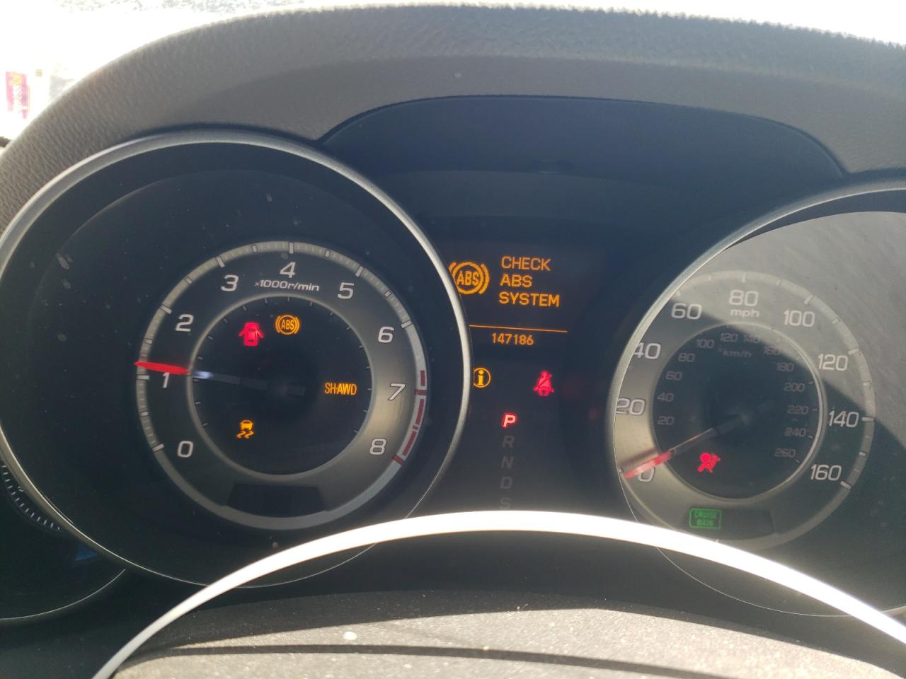 Photo 8 from auction – 2012 ACURA MDX TECHNO with VIN 2HNYD2H39CH542337