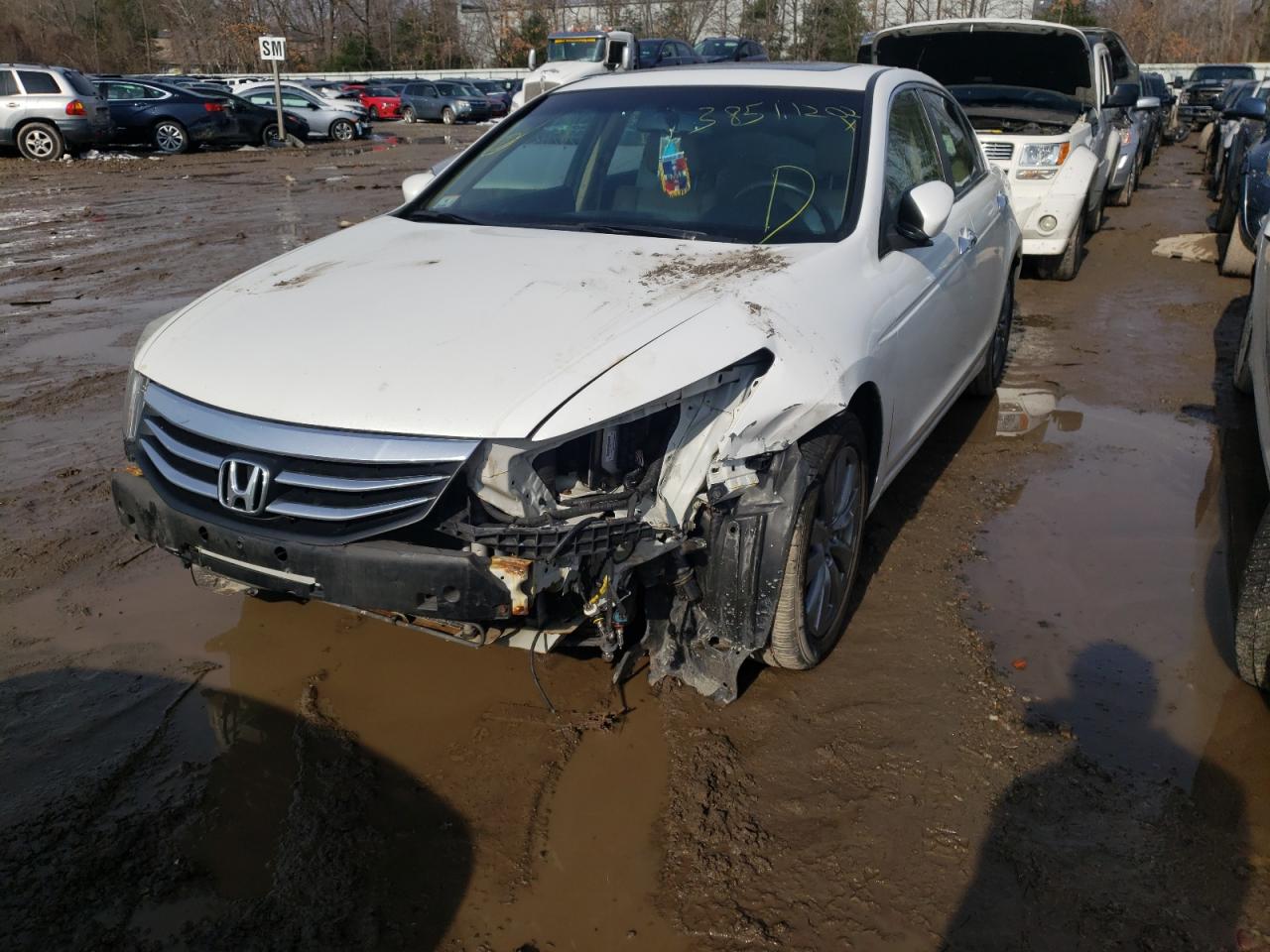 Photo 2 from auction – 2012 HONDA ACCORD EXL with VIN 1HGCP3F8XCA021400