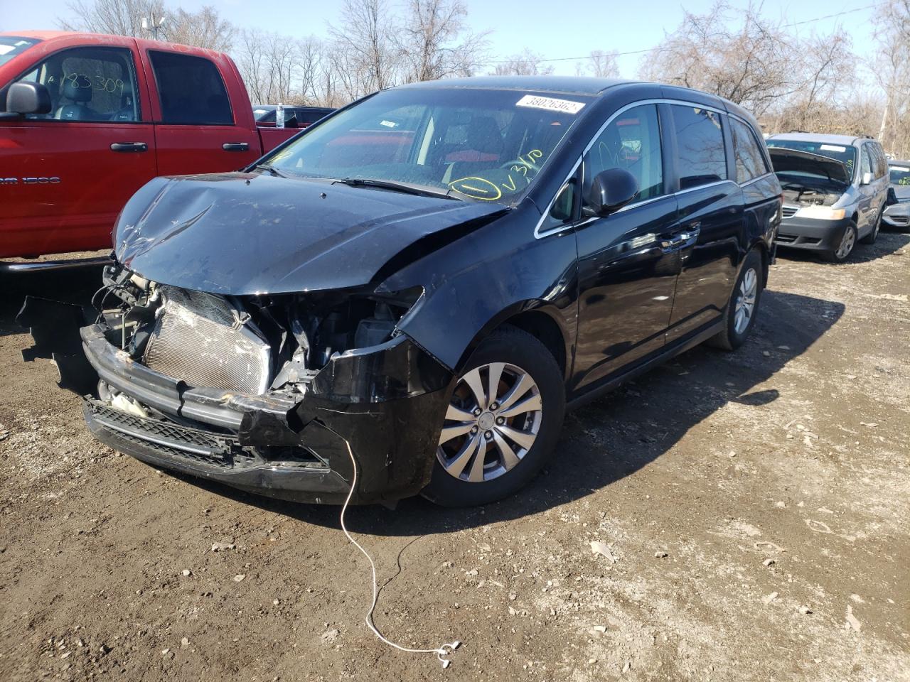 Photo 2 from auction – 2015 HONDA ODYSSEY EX with VIN 5FNRL5H4XFB087418