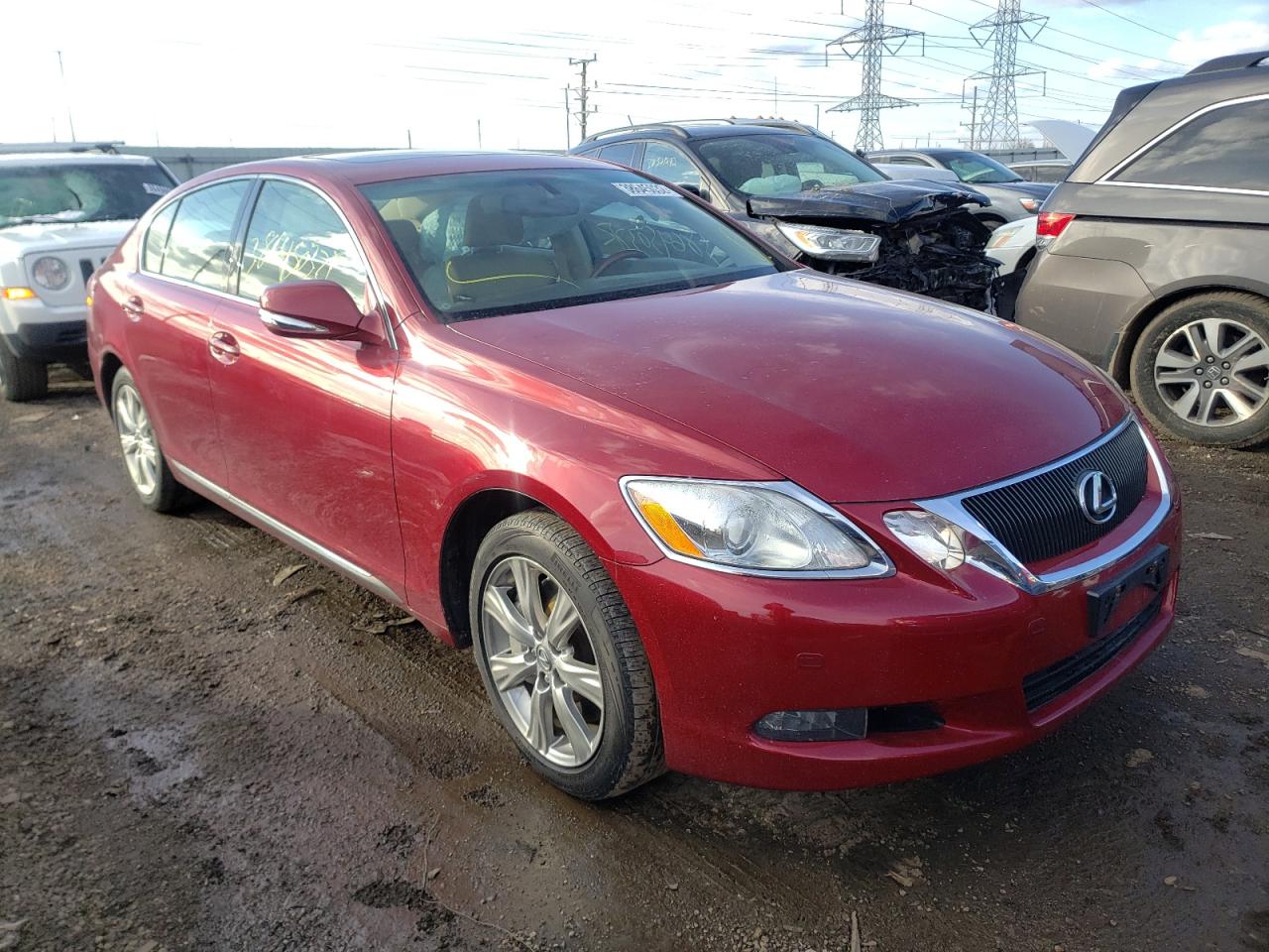 LEXUS GS 350 2008 with VIN JTHCE96S380021155 - Photo from auction