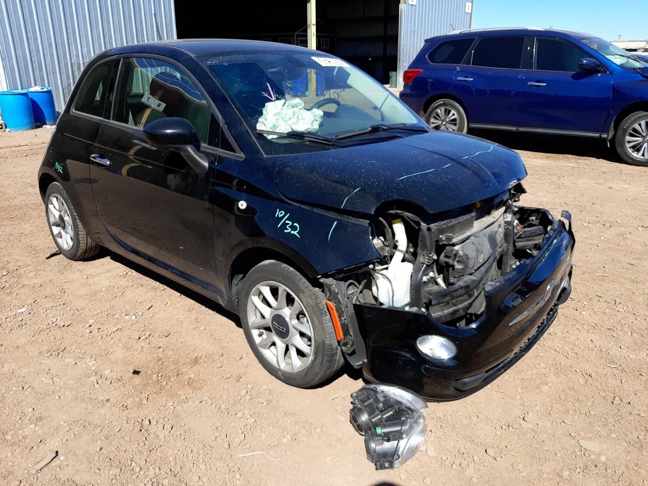 FIAT 500 POP 2017 with VIN 3C3CFFKR1HT697921 - Photo from auction