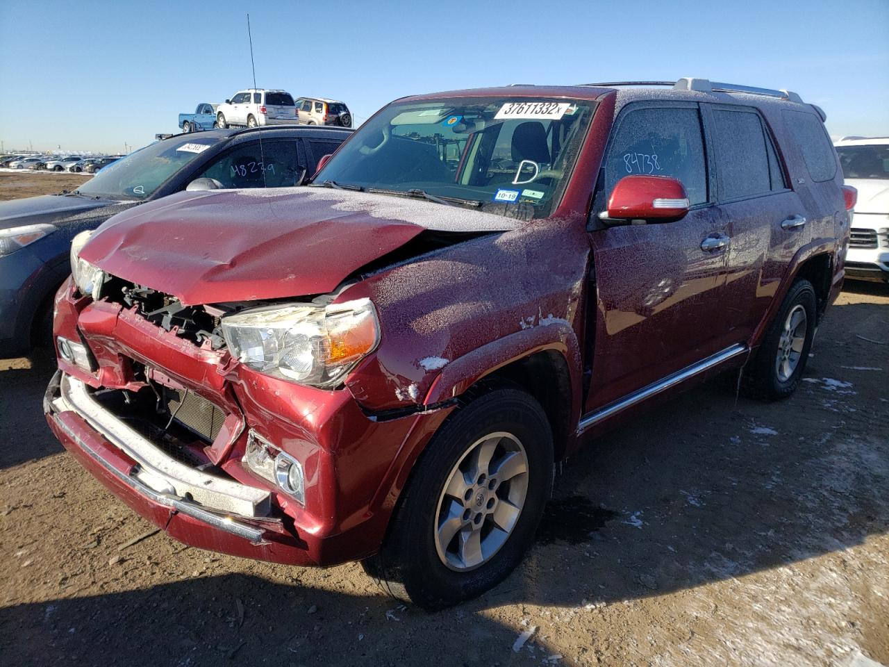 Photo 2 from auction – 2013 TOYOTA 4RUNNER SR with VIN JTEBU5JR9D5115322