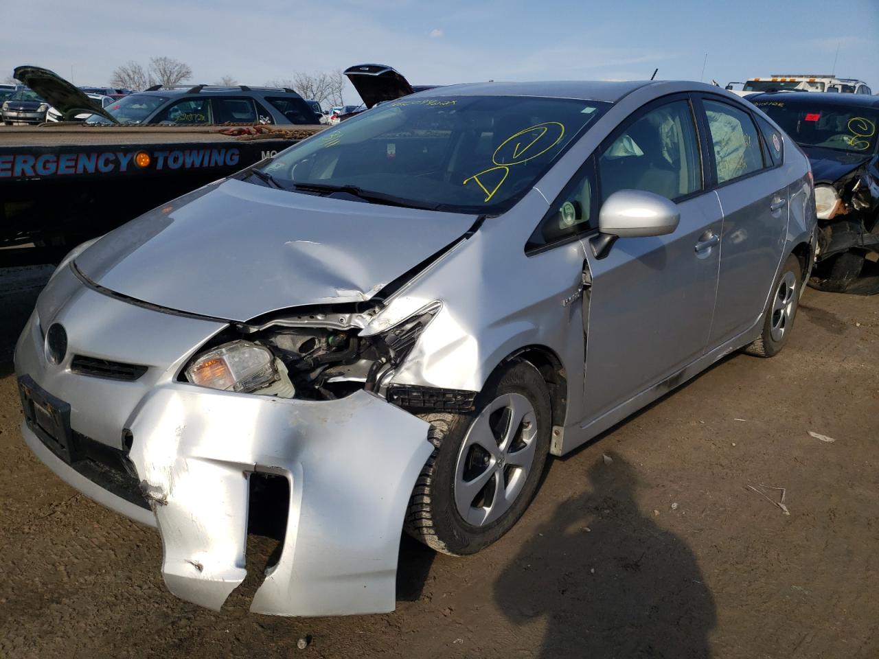 Photo 2 from auction – 2014 TOYOTA PRIUS with VIN JTDKN3DU5E1764517