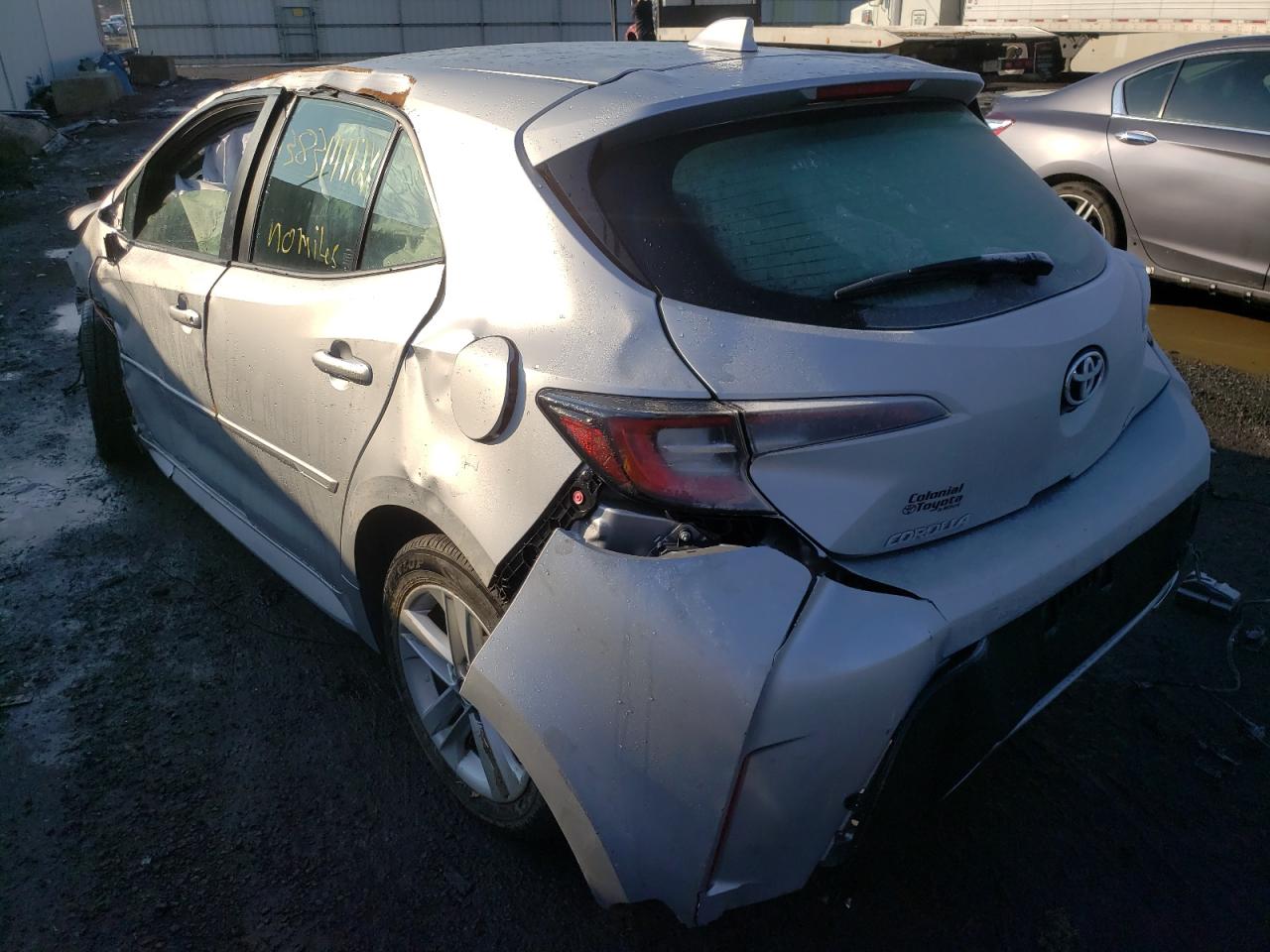 Photo 3 from auction – 2019 TOYOTA COROLLA SE with VIN JTNK4RBEXK3058348