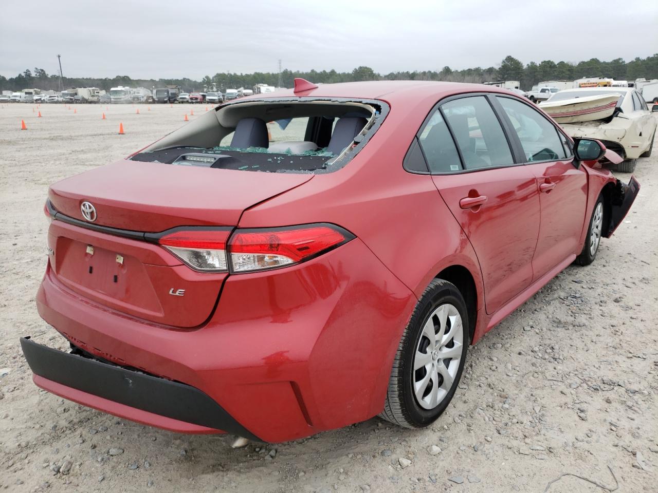 Photo 4 from auction – 2020 TOYOTA COROLLA LE with VIN 5YFEPRAE5LP007973