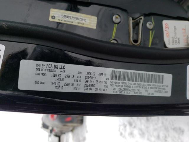 Photo 10 from auction – 2015 JEEP COMPASS SP with VIN 1C4NJDBB9FD423993