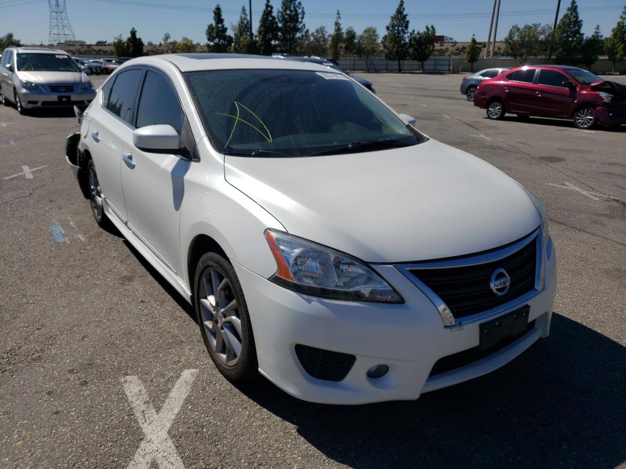 NISSAN SENTRA S 2014 with VIN 3N1AB7AP1EL659155 - Photo from auction
