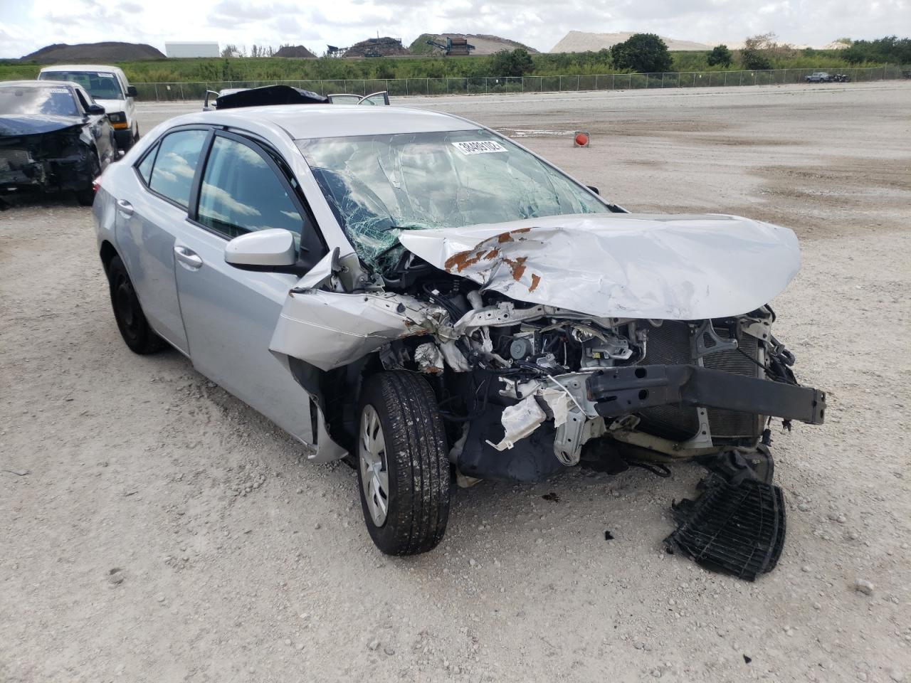 TOYOTA COROLLA 2015 with VIN 2T1BURHE6FC292527 - Photo from auction