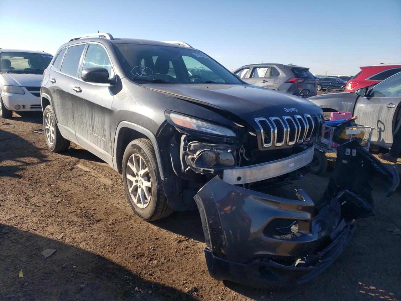 JEEP CHEROKEE L 2014 with VIN 1C4PJMCS7EW192585 - Photo from auction