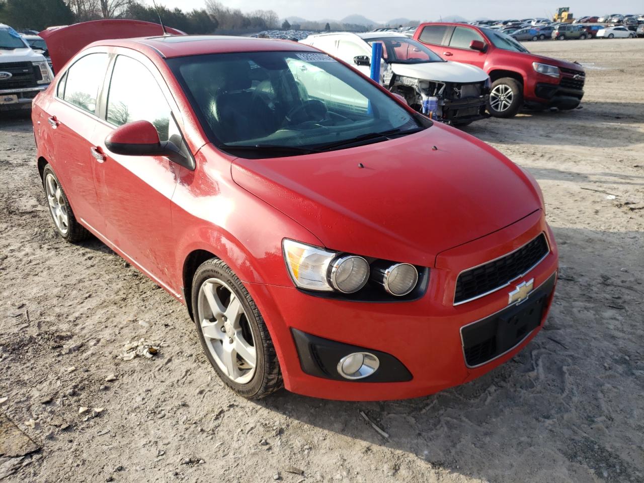 CHEVROLET SONIC 2012 with VIN 1G1JF5SH9C4211206 - Photo from auction