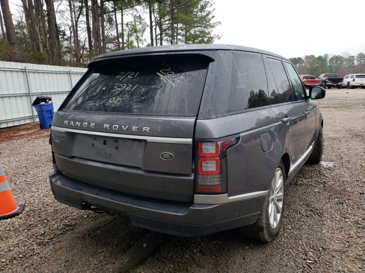 Photo 4 from auction – 2016 LAND ROVER RANGE ROVE with VIN SALGS2VF0GA283921