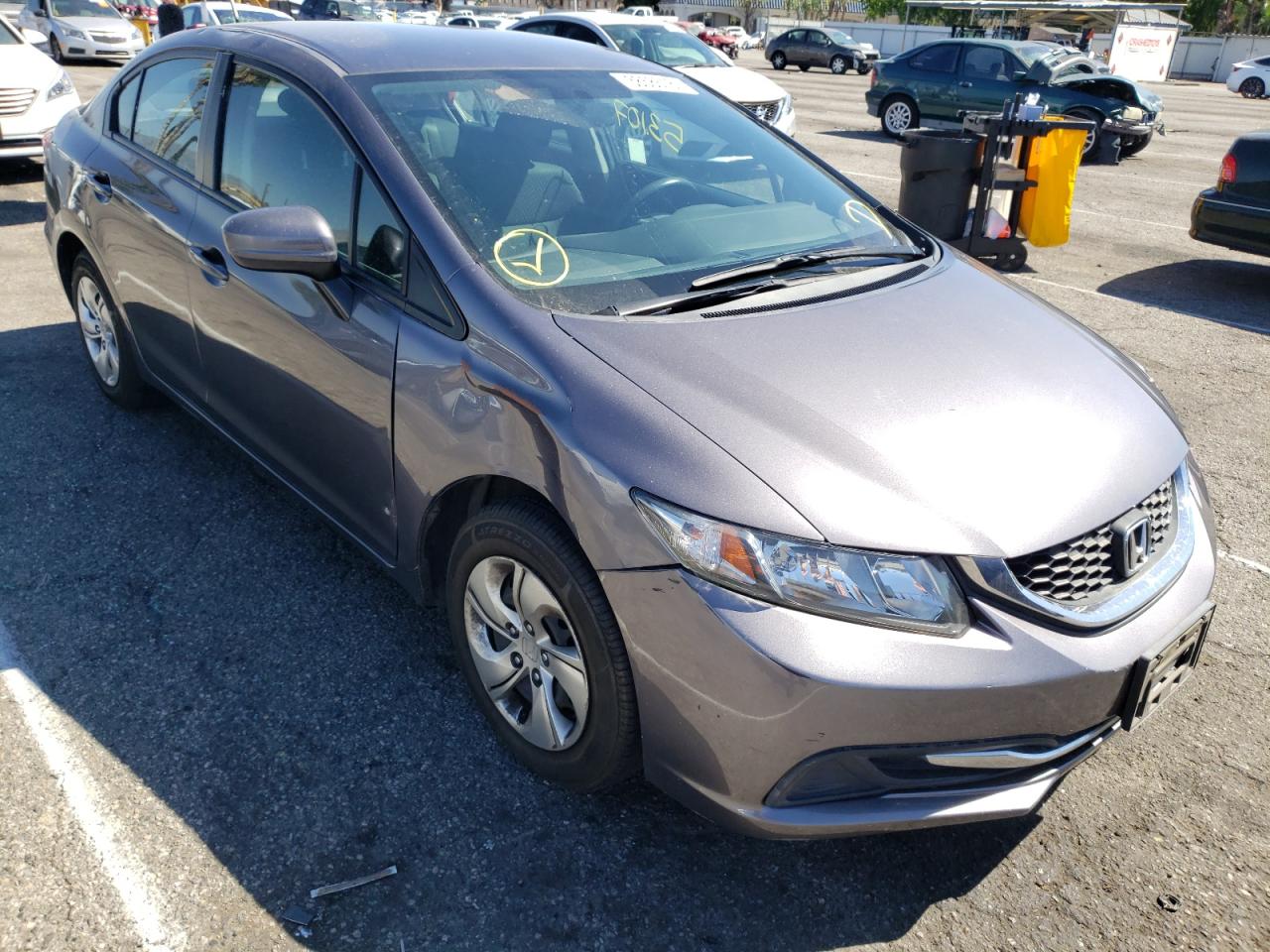 Photo 1 from auction – 2015 HONDA CIVIC LX with VIN 19XFB2F51FE289408