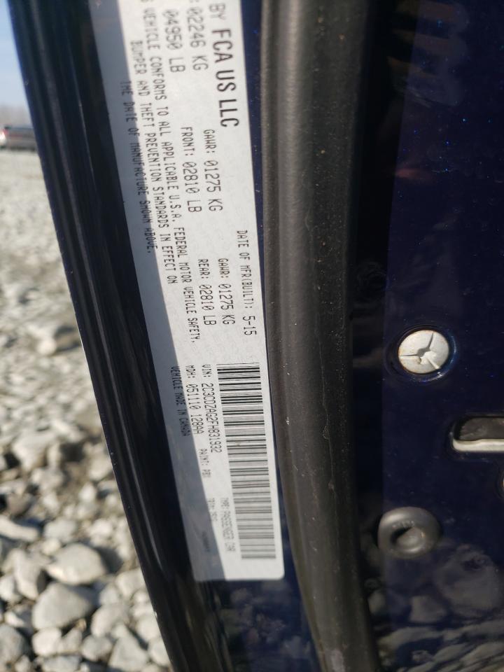 Photo 10 from auction – 2015 DODGE CHALLENGER with VIN 2C3CDZAG2FH831932
