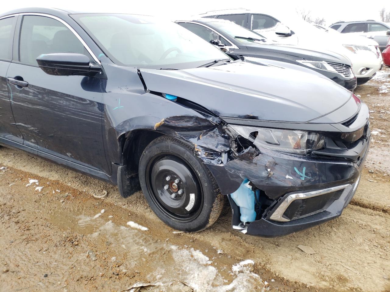 Photo 9 from auction – 2020 HONDA CIVIC LX with VIN 19XFC2F64LE026525