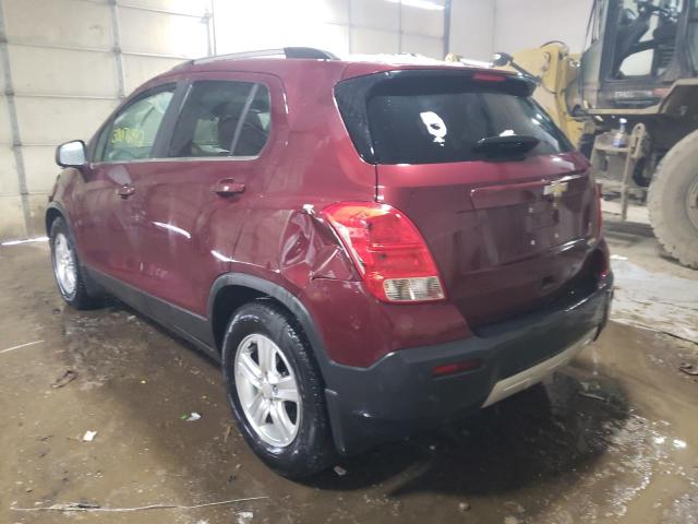 Photo 3 from auction – 2016 CHEVROLET TRAX 1LT with VIN 3GNCJLSB0GL231558