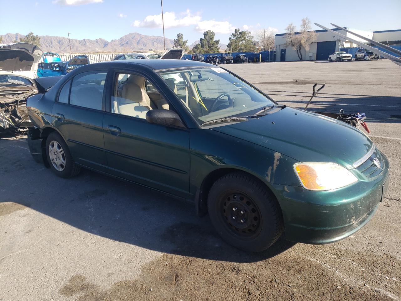 HONDA CIVIC LX 2002 with VIN 1HGES16592L015401 - Photo from auction