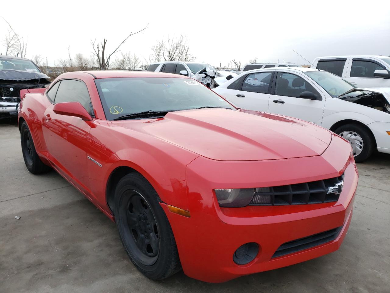 CHEVROLET CAMARO LS 2013 with VIN 2G1FA1E31D9181632 - Photo from auction