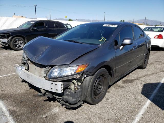 Photo 2 from auction – 2012 HONDA CIVIC LX with VIN 19XFB2F52CE346209