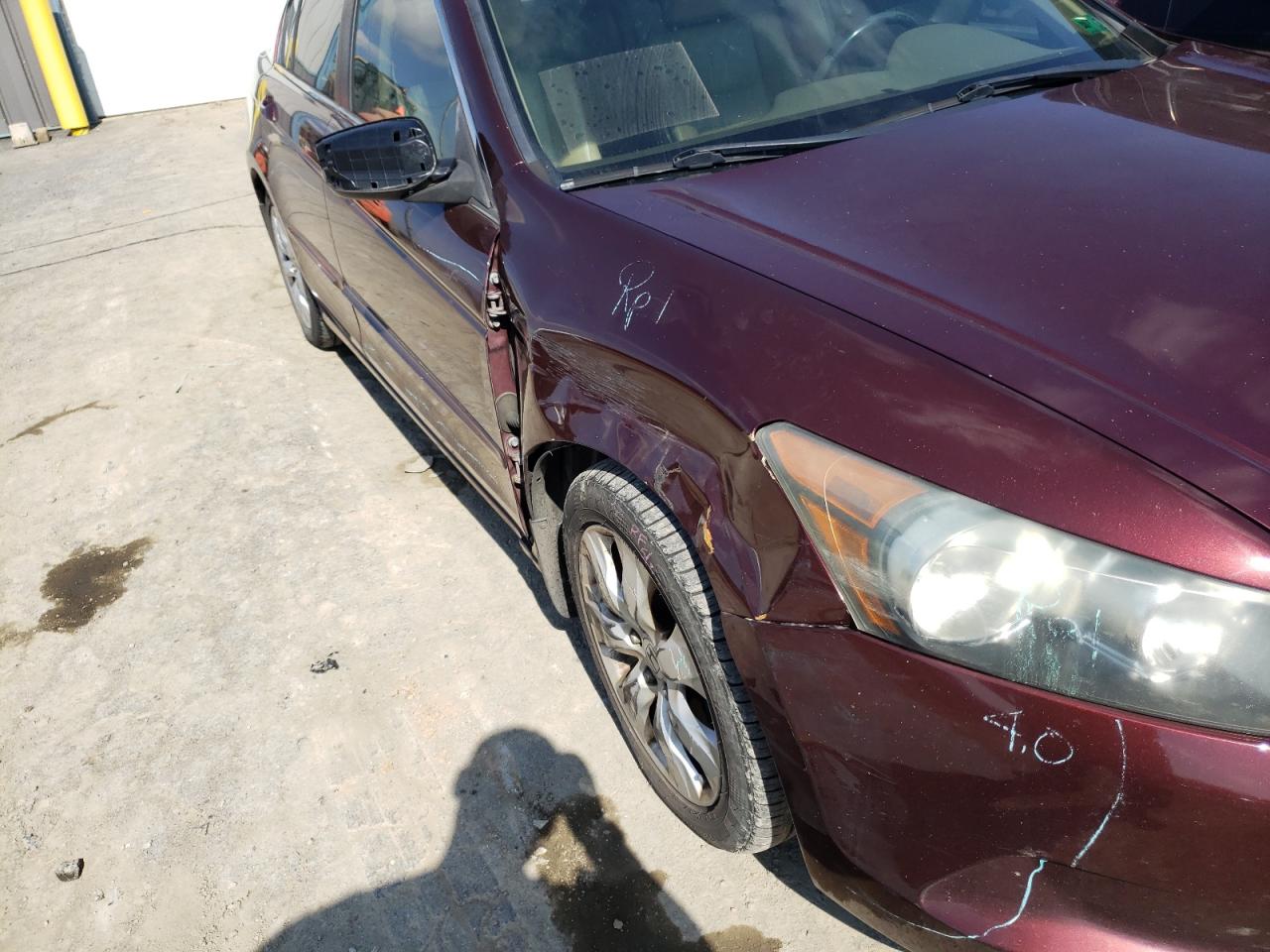 Photo 9 from auction – 2010 HONDA ACCORD EXL with VIN 1HGCP2F80AA021865