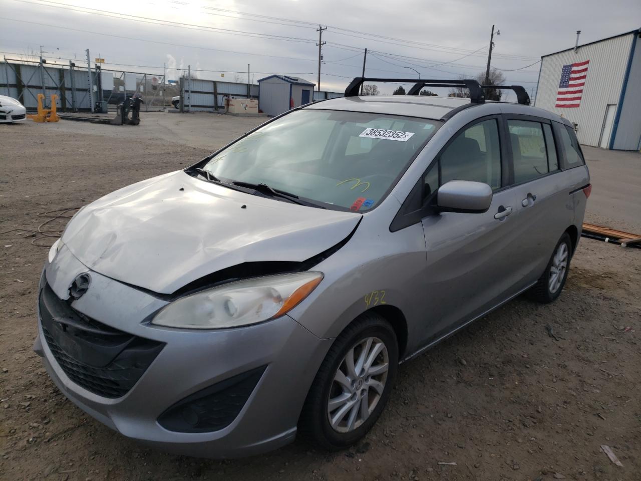 Photo 2 from auction – 2012 MAZDA 5 with VIN JM1CW2BLXC0105728