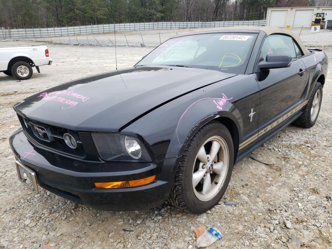 Photo 2 from auction – 2007 FORD MUSTANG with VIN 1ZVFT84N575250950